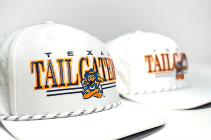 Tailgaters Zephyr Birdie Adjustable Rope Hat - White