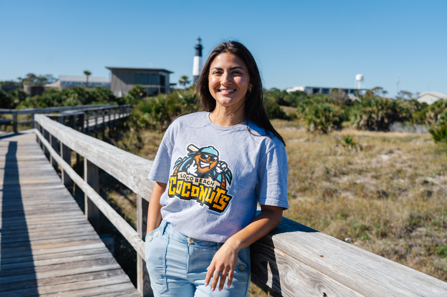 Coconuts Primary Logo Tee - Gray Heather