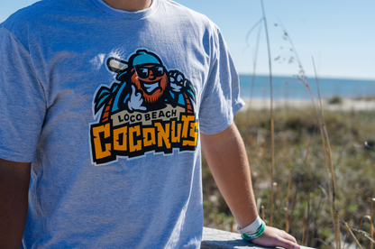 Coconuts Primary Logo Tee - Gray Heather