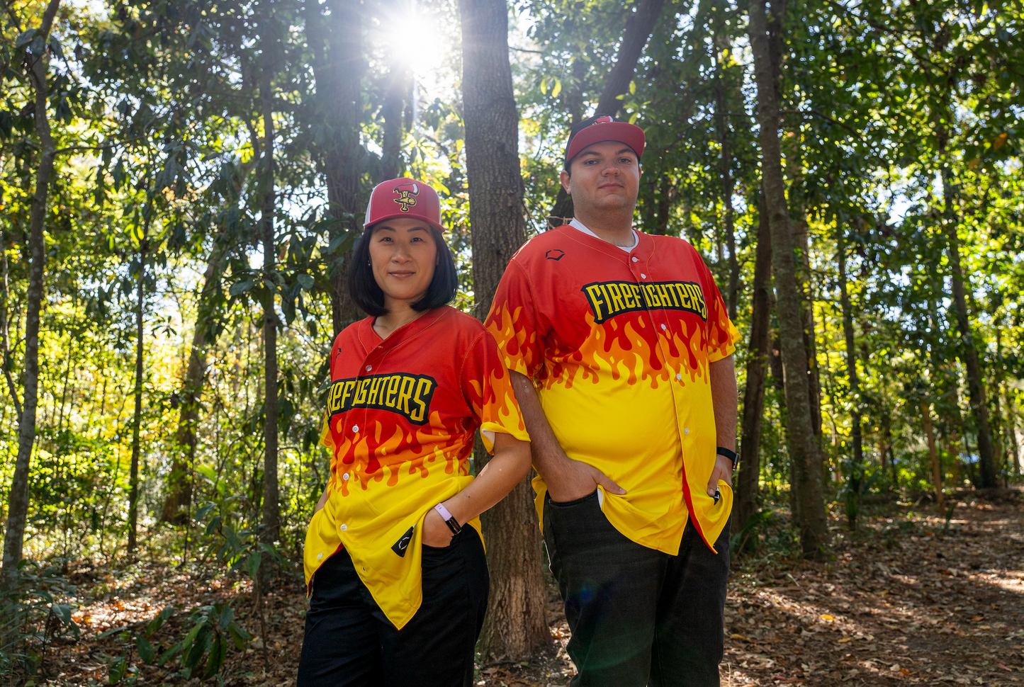 Firefighters EvoShield Jersey - Red Flame