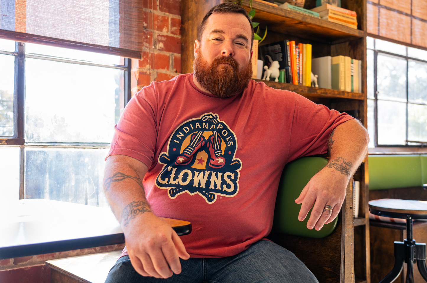 Clowns Comfort Colors Alternate Logo Tee - Red