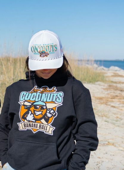 Coconuts Zephyr Birdie Adjustable Rope Hat - White