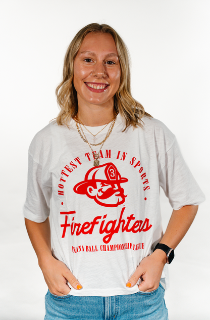 WOMEN'S Firefighters Carson Motley Mid Rise Tee