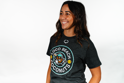 Coconuts EvoShield Circle Change Black Heather Tee