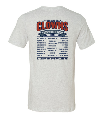 2026 Clowns BBCL World Tour Tee