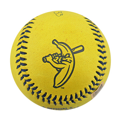 Tre Jones Autographed Game Used Banana Ball w/Case 6.14.25 Great American Ball Park 