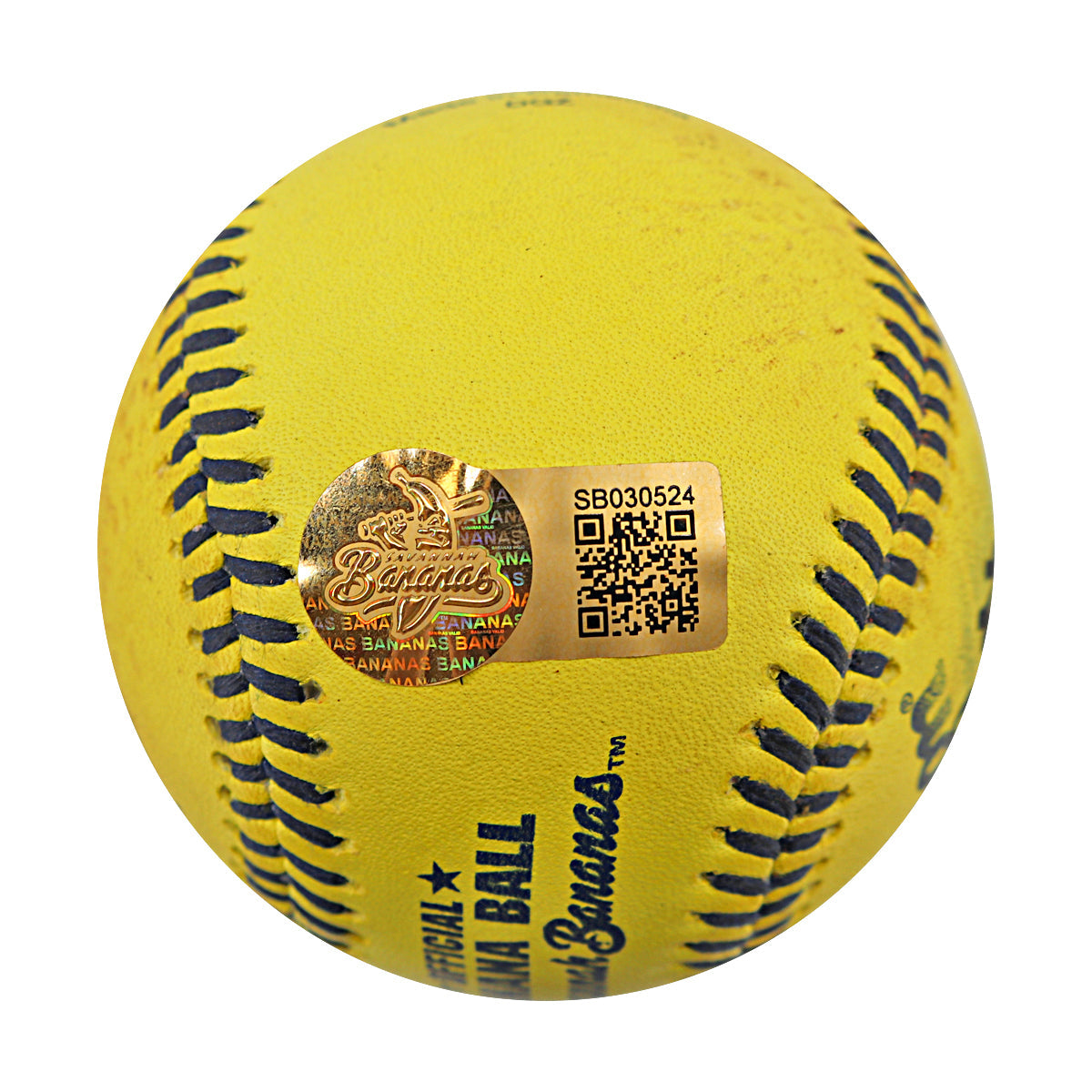 TJ Porter Autographed Game Used Banana Ball w/Case 6.13.25 Great American Ball Park 