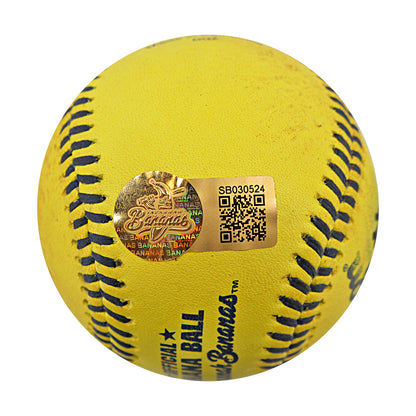 TJ Porter Autographed Game Used Banana Ball w/Case 6.13.25 Great American Ball Park 