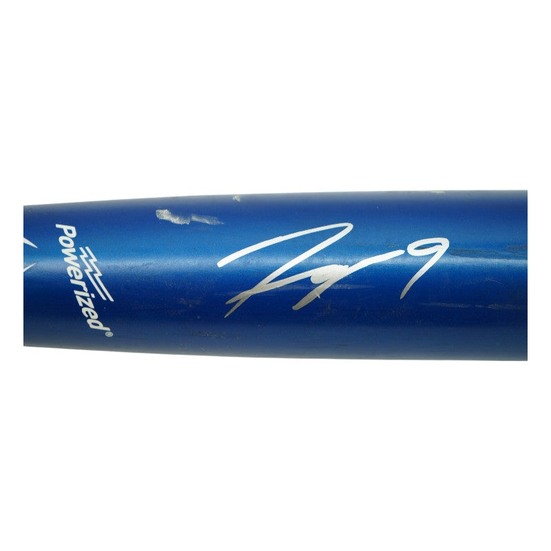 Nick Lopez Texas Tailgaters Autographed Game Used LS Genuine CB35 Bat