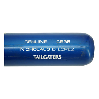 Nick Lopez Texas Tailgaters Autographed Game Used LS Genuine CB35 Bat
