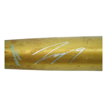 Nick Lopez Texas Tailgaters Autographed Game Used LS Genuine H324 Bat