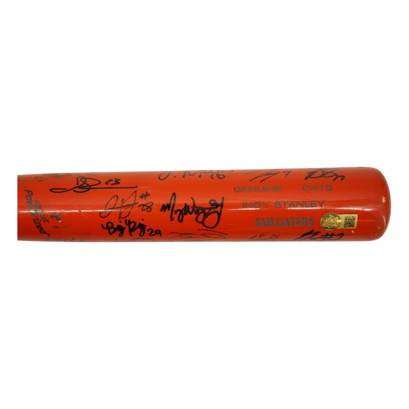 Texas Tailgaters 2026 Team Signed Used LS Genuine C416 Bat