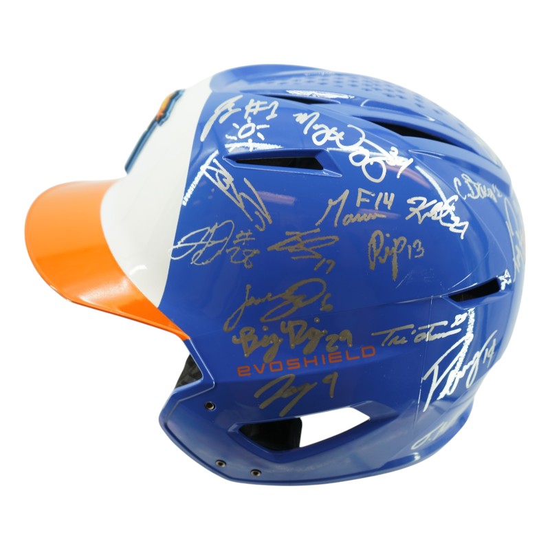 Texas Tailgaters 2026 Team Signed Used Batting Helmet