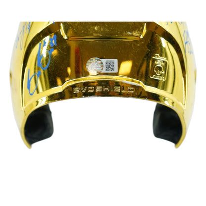 Texas Tailgaters 2026 Team Signed Used Golden Batter Batting Helmet