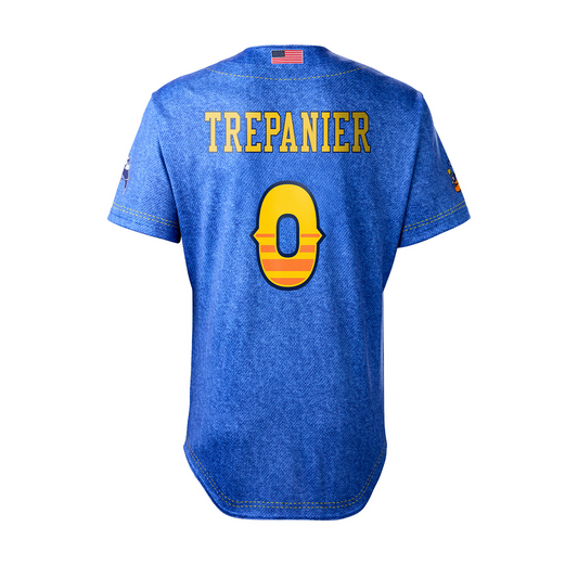 Tailgaters Brian Trepanier #0 Player Jersey - Denim