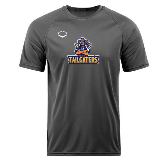 Tailgaters EvoShield Primary Logo Tech Tee - Gray