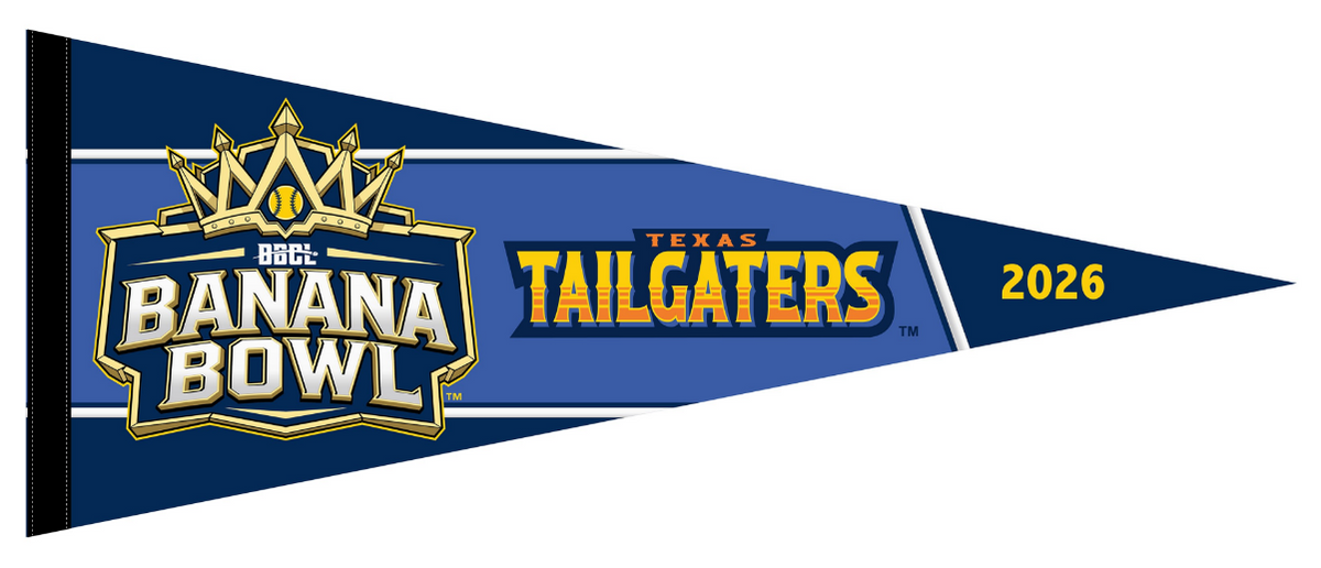 Banana Bowl 2026 Tailgaters 12” by 30” Pennant
