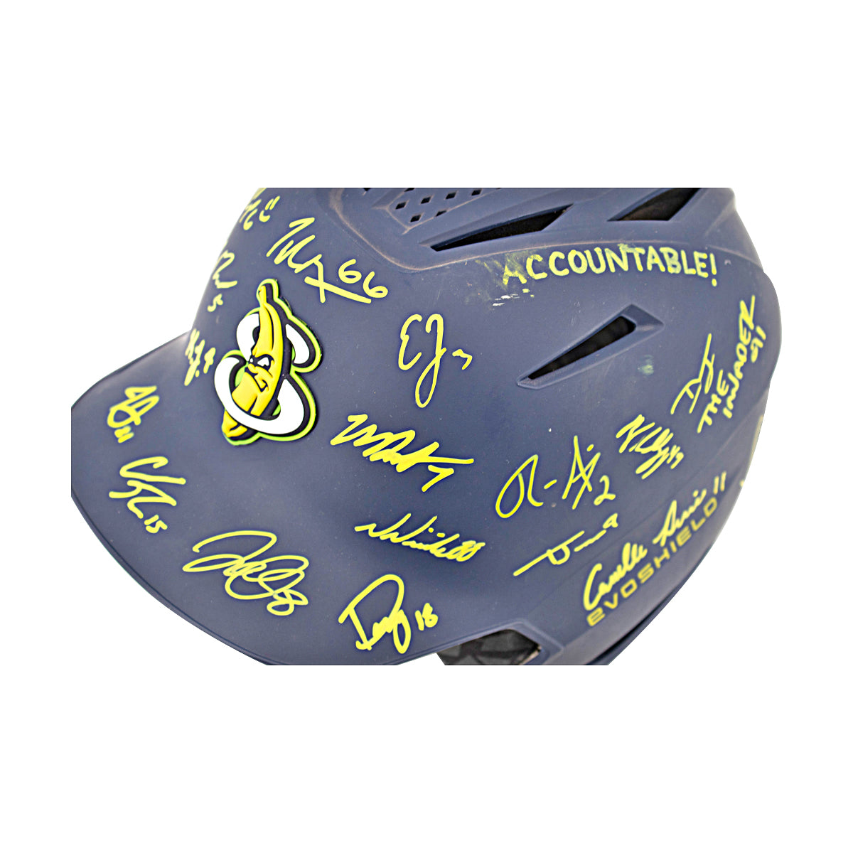 Bananas Team Signed Collectible Helmet