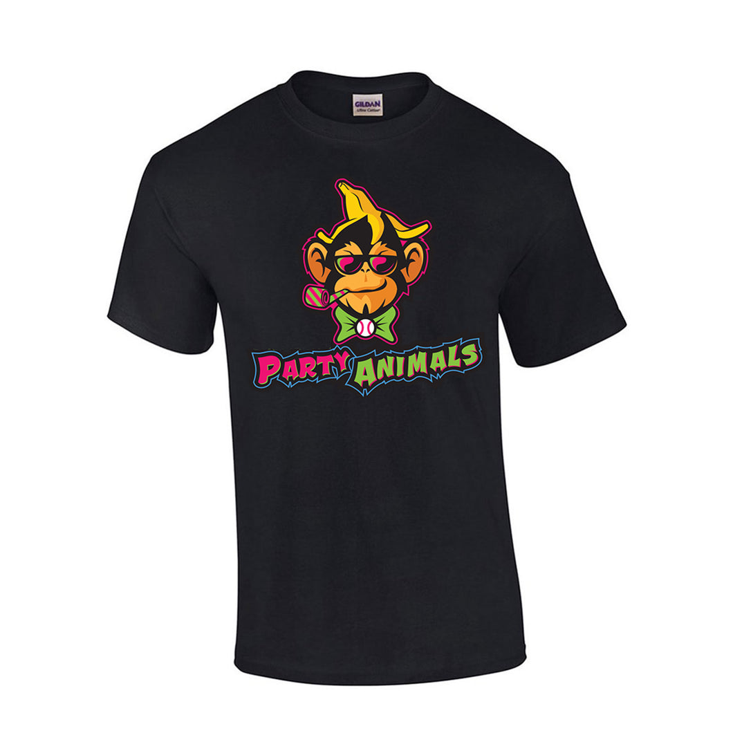 Party Animals Short Sleeve Primary Logo Tee - Black