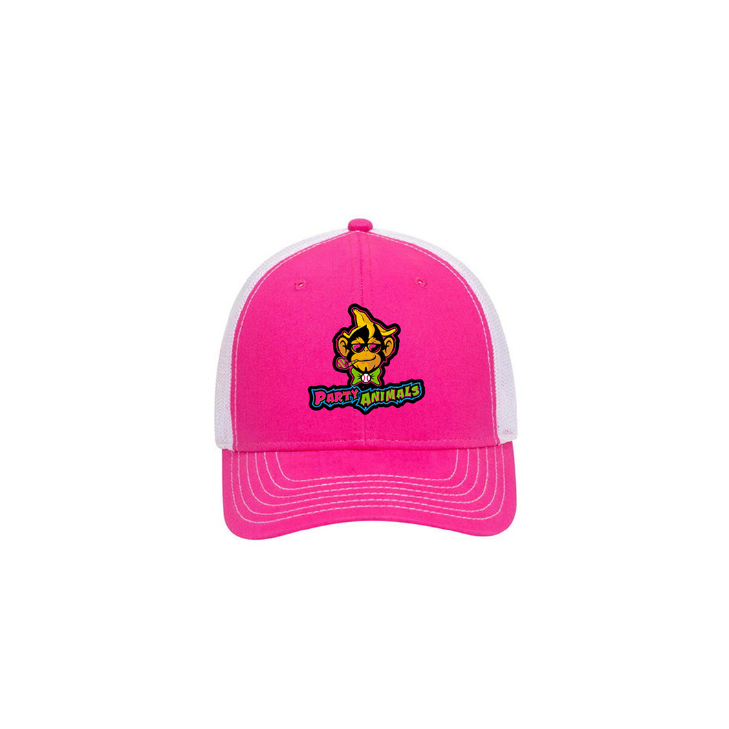Party Animals Trucker Hat - Hot Pink