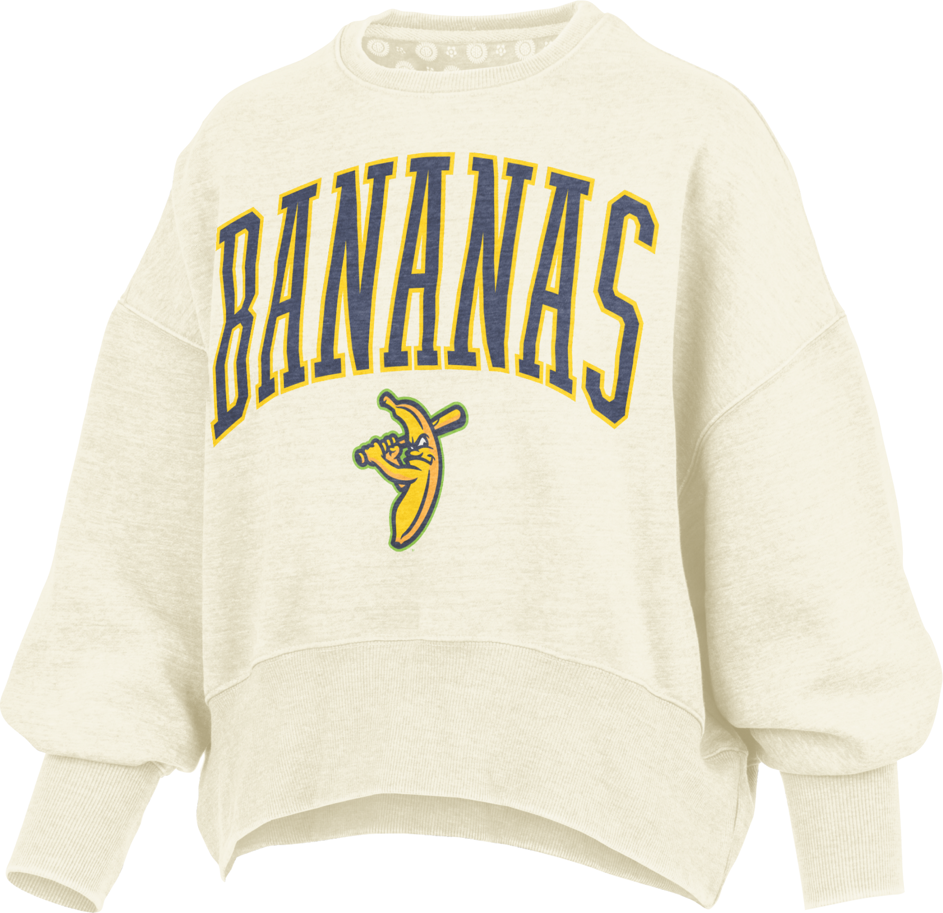 WOMEN'S Bananas Oversized Mid Rise Vintage Fleece - Ivory – Banana
