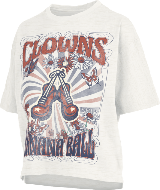 WOMEN'S Clowns Woodstock Motley Mid Rise Tee