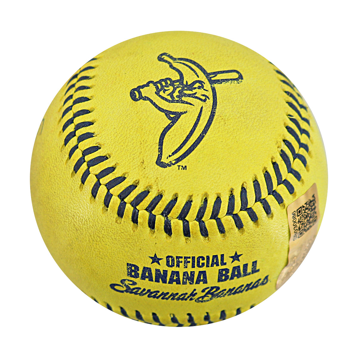 Vincent "The Dancing Umpire" Chapman Autographed and Inscribed Game Used Banana Ball from 3/15/25 at Tampa (1 of 2)