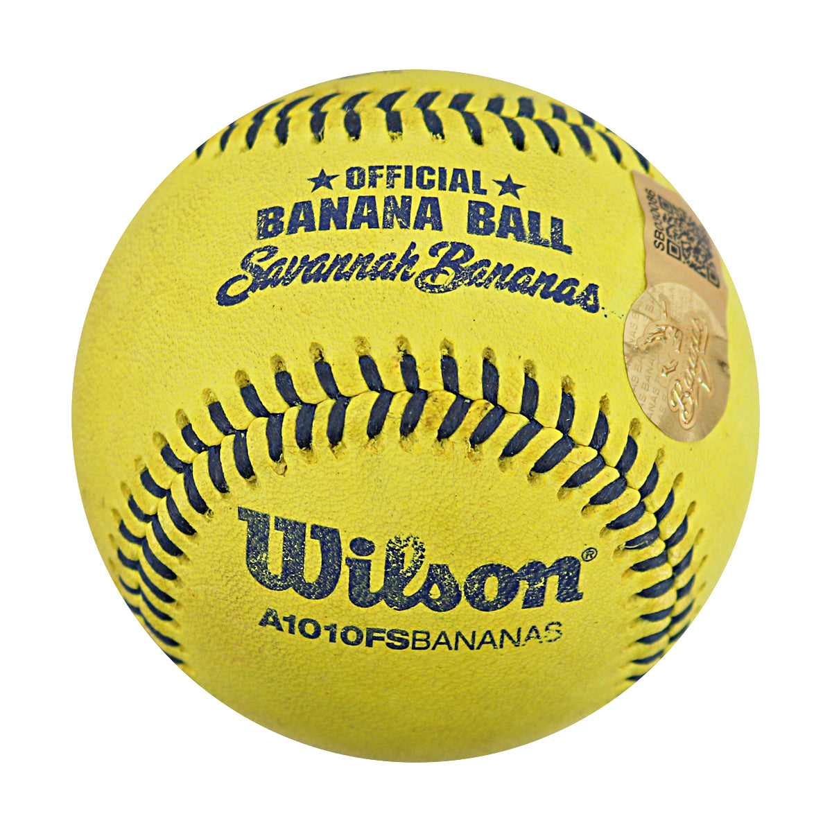 Vincent "The Dancing Umpire" Chapman Autographed and Inscribed Game Used Banana Ball from 3/15/25 at Tampa (1 of 2)