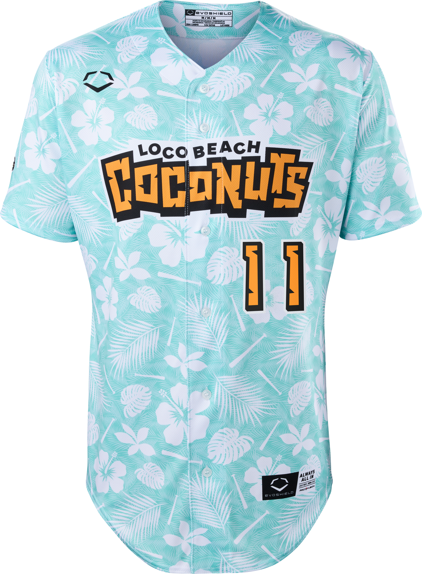 Coconuts Ashby Vining #11 Evoshield Jersey - Floral