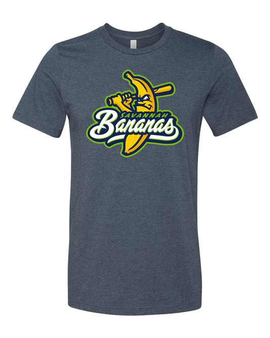 YOUTH Bananas Short Sleeve Primary Logo Tee - Heathered Navy
