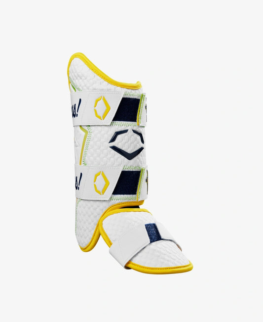 Bananas Leg Guard -Left Handed Hitter- White