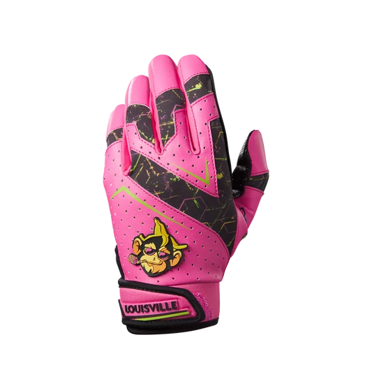 YOUTH Party Animals Louisville Slugger Batting Gloves - Pink