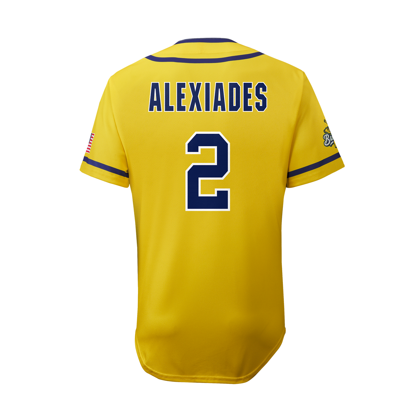 YOUTH Bananas Reese Alexiades #2 EvoShield Jersey - Yellow