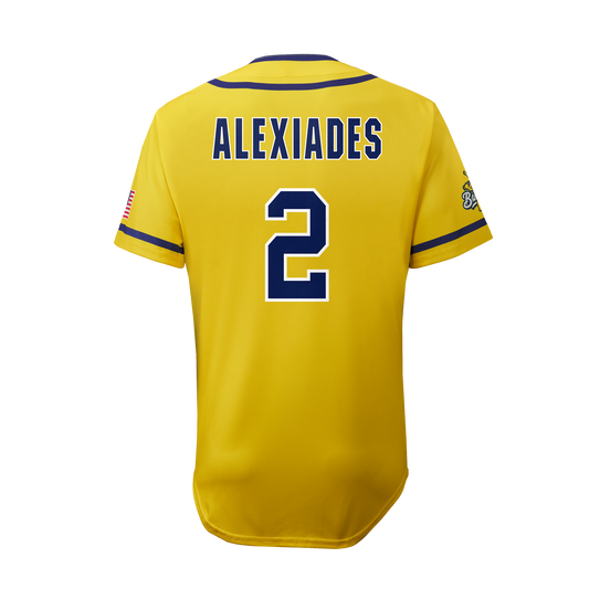 YOUTH Bananas Reese Alexiades #2 EvoShield Jersey - Yellow