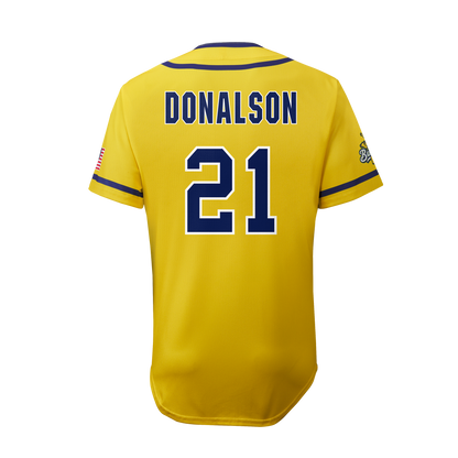 YOUTH Bananas Jared Donalson #21 EvoShield Jersey - Yellow