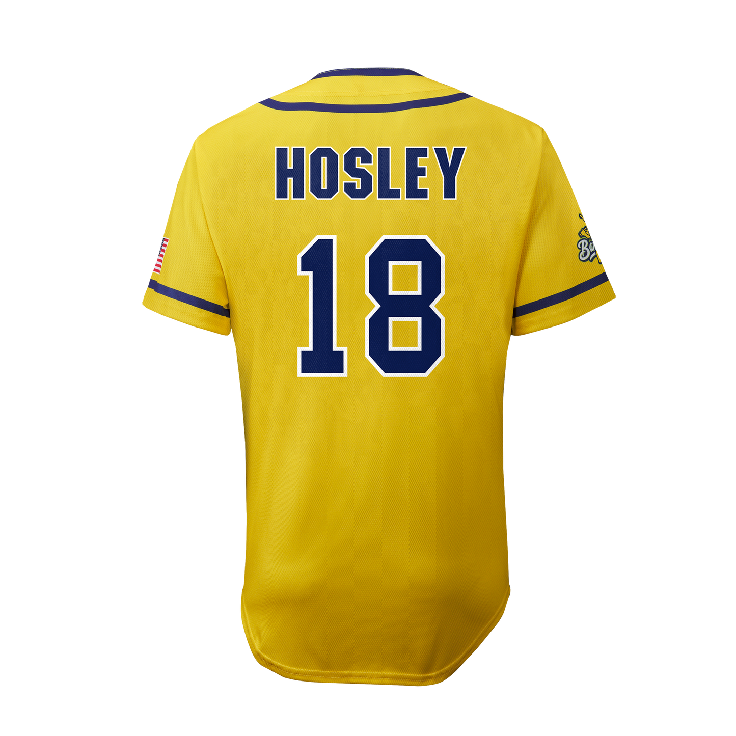 Bananas Danny Hosley #18 EvoShield Jersey - Yellow