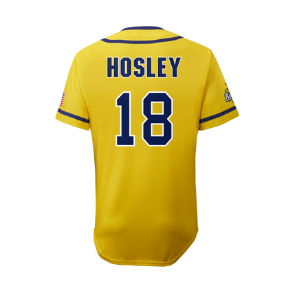 Bananas Danny Hosley #18 EvoShield Jersey - Yellow