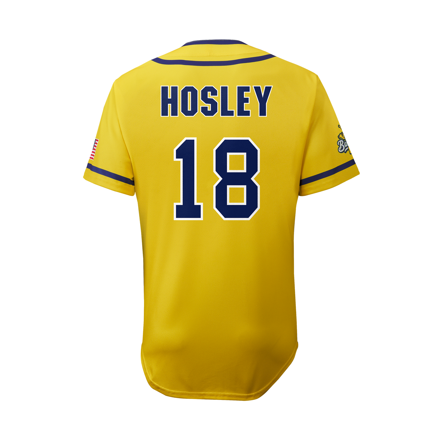 YOUTH Bananas Danny Hosley #18 EvoShield Jersey - Yellow