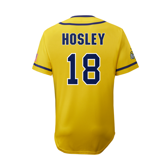 YOUTH Bananas Danny Hosley #18 EvoShield Jersey - Yellow