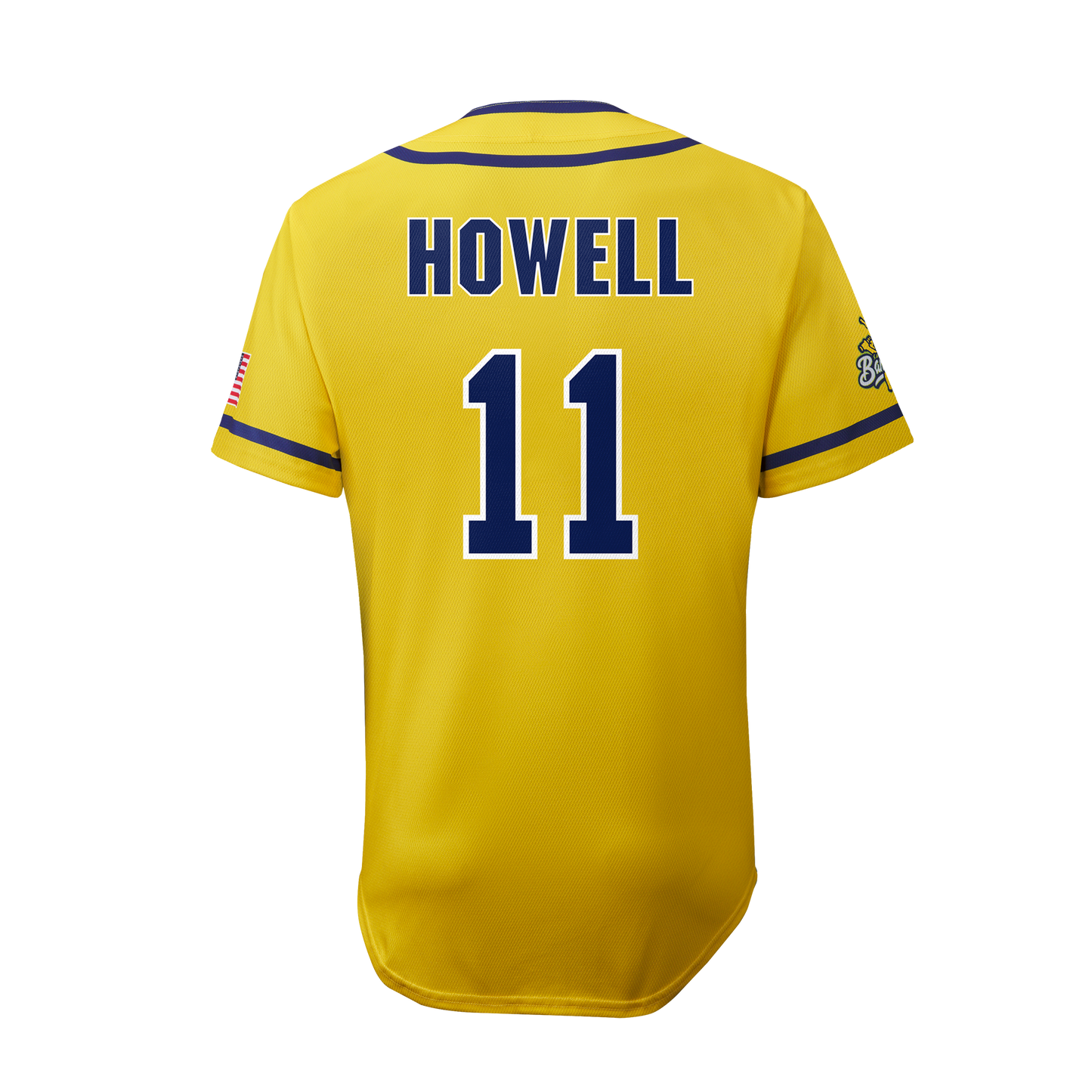 Bananas Gabe Howell #11 EvoShield Jersey - Yellow