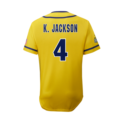 Bananas KJ Jackson #4 Evoshield Jersey - Yellow