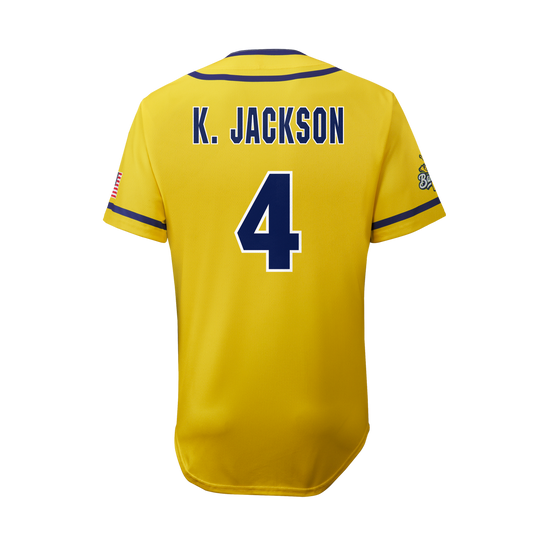 Bananas KJ Jackson #4 Evoshield Jersey - Yellow