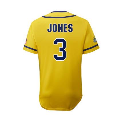 YOUTH Bananas Eric Jones #03 EvoShield Jersey - Yellow