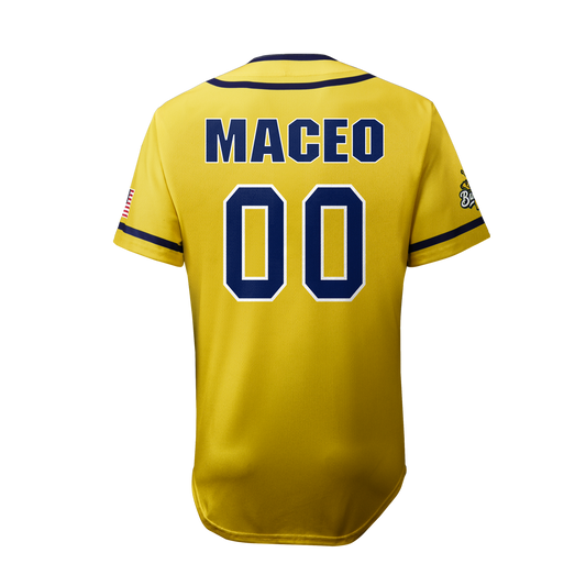 YOUTH Bananas Maceo #00 EvoShield Jersey - Yellow