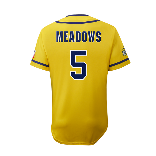 YOUTH Bananas DR Meadows #5 EvoShield Jersey - Yellow