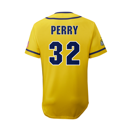 Bananas Kyle Perry #32 Evoshield Jersey - Yellow