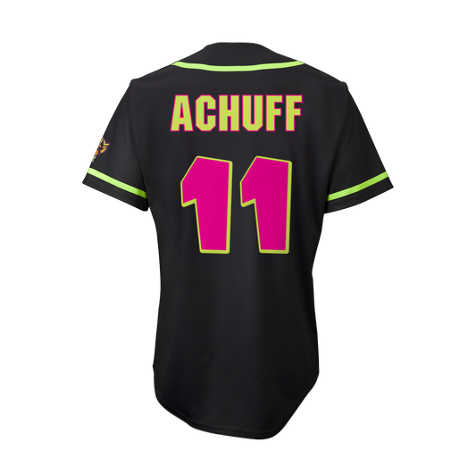 Party Animals Chase Achuff #11 EvoShield Jersey - Black