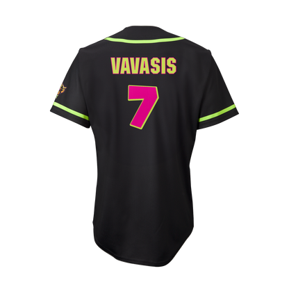 YOUTH Party Animals Mike Vavasis #7 EvoShield Jersey - Black