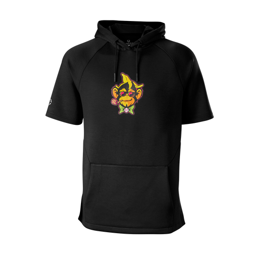 Party Animals EvoShield Short Sleeve Hoodie - Black