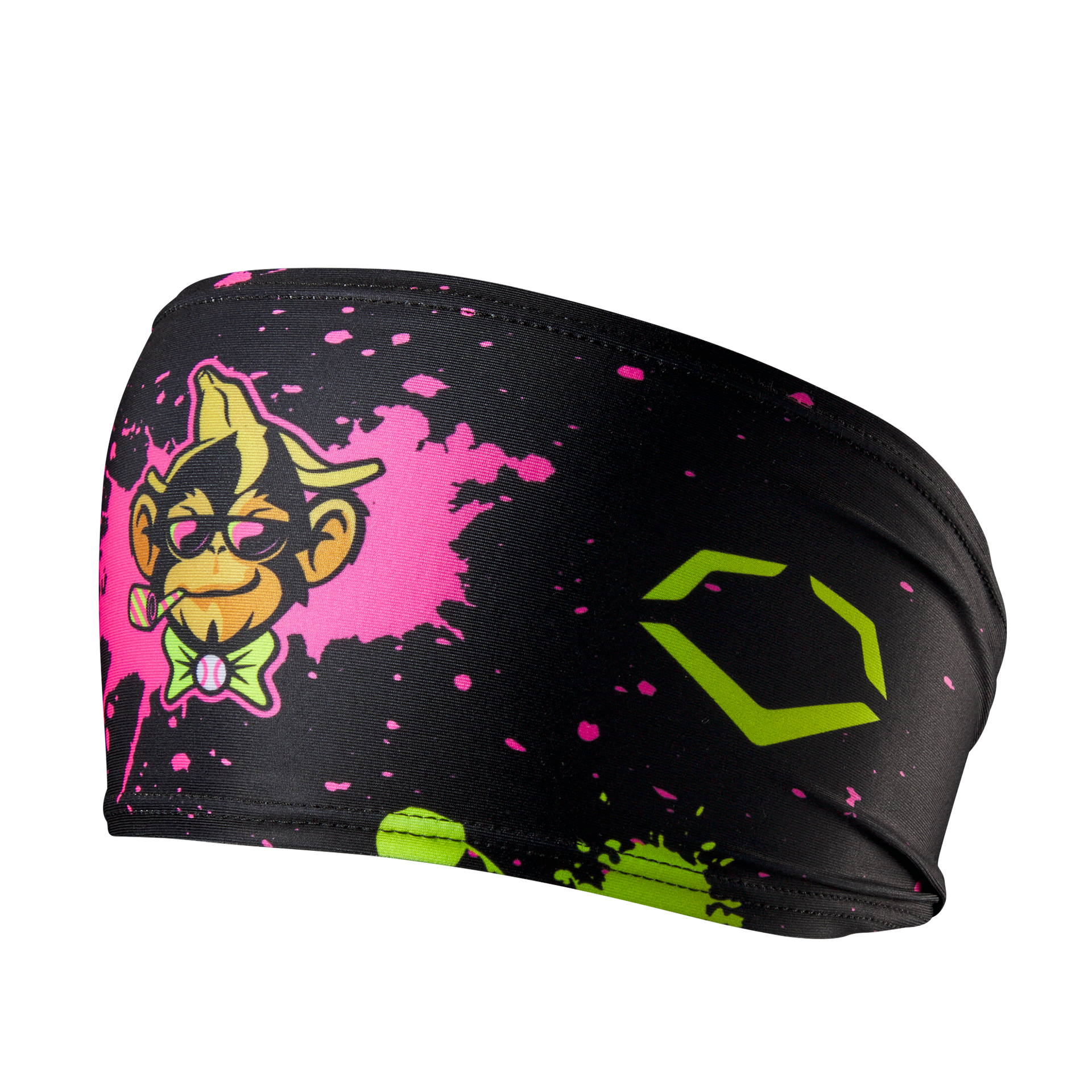 Party Animals EvoShield Headband - Black Paint Splatter – Banana Ball
